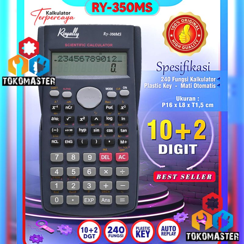 Kalkulator Scientific MS-350 Finance Calculator Financial