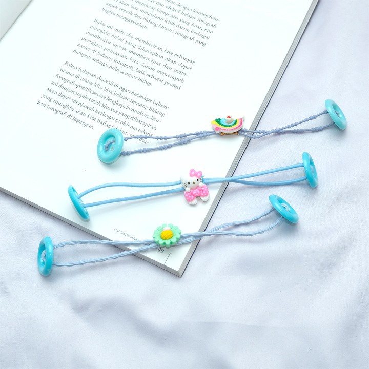 KONEKTOR MASKER ANAK DAN DEWASA BONEKA TEMPEL JILBAB KAIN | PENGAIT MASKER HIJAB || Connector Masker Jilbab Pengait Masker Hijab Kain Katun Konektor Hijab Konektor Masker Clay Boneka Anak - Pengait Masker Anak Karakter