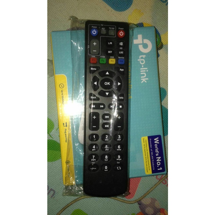 Remote Indihome Speedy TV ZTE USEETV Hitam