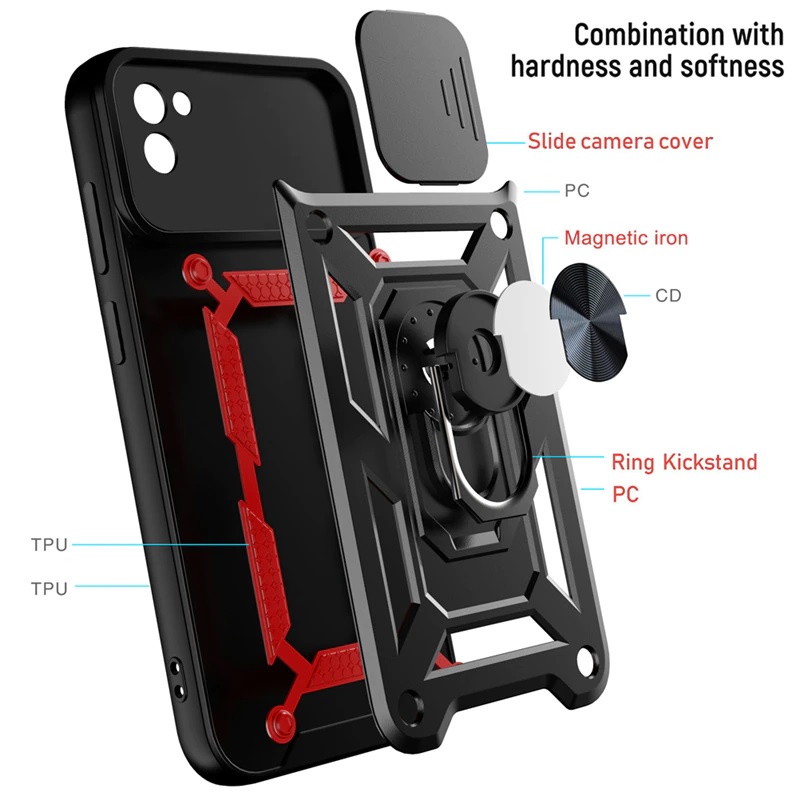 Promo Terbaru Case Samsung A03 Case Slide Armor Camera Protection Case Casing Hp Samsung A03