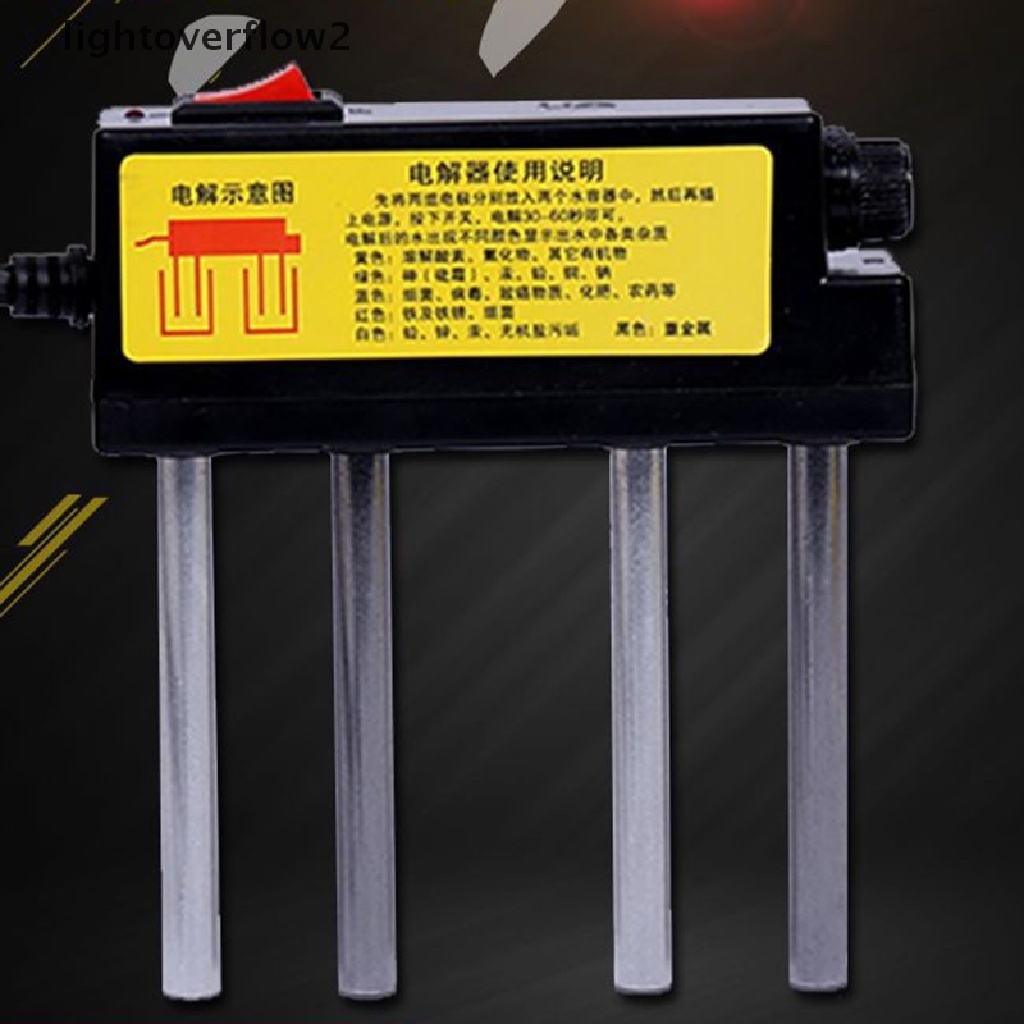 (lightoverflow2) Alat Tester Kualitas Air 220V tds meter Tap Electrolyser