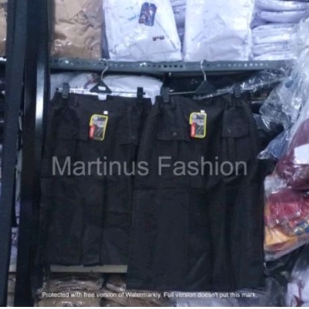 Rok Kulot Pendek Pramuka Bahan Rapilo Kantong Dua Merk Mustawah / Rok Pramuka Rapilo Pendek