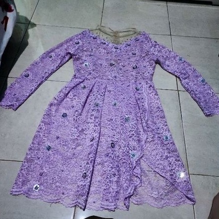 Kebaya Modern Preloved Warna Lilac
