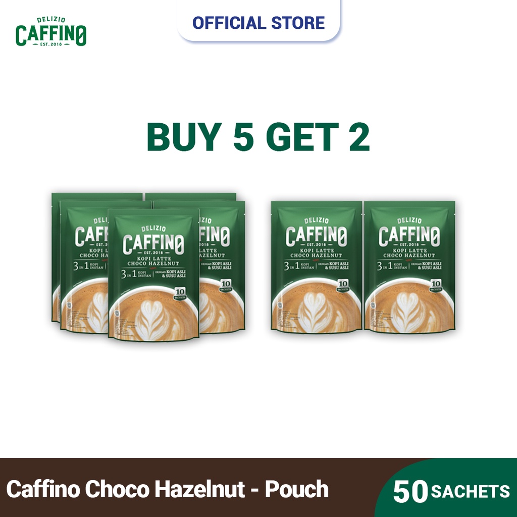 

Caffino Choco Hazelnut 5 Pouch - B5G2