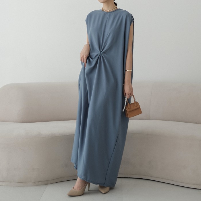 PROMO KAFTAN Anaya Kaftan Dress - Blue TERBARU BATIK KEKINIAN PUTIH RINJANI KONDANGAN DEWASA TERMURA