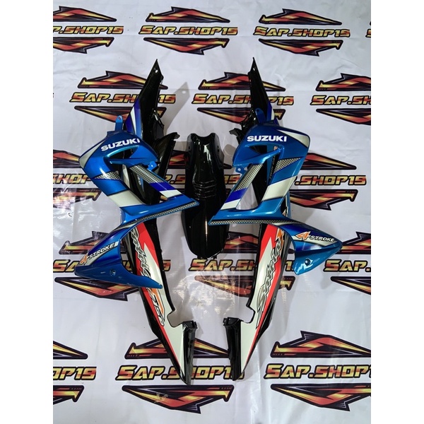 PAKETAN SAYAP BODY & REKSIL KUNCI SATRIA FU CBU (PLUS STRIPING)