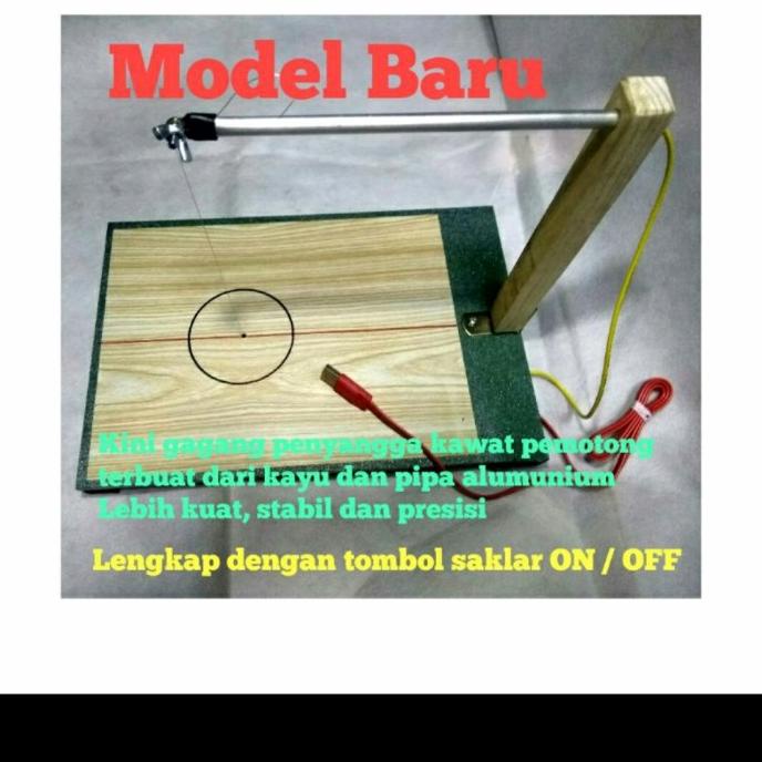 

alat pemotong styrofoam/gabus, model meja, power kabel USB