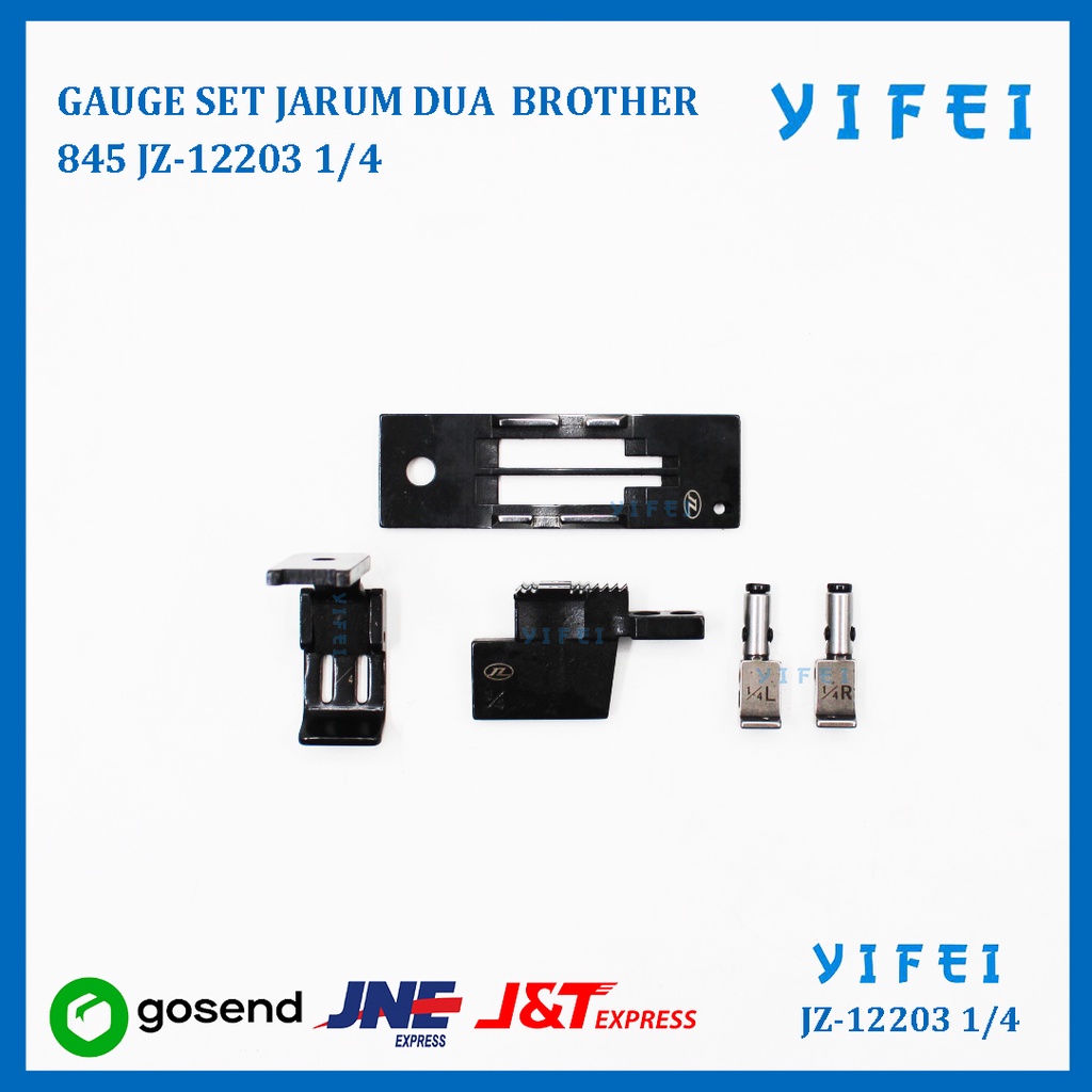 GAUGE SET JARUM DUA BROTHER 845 YIFEI-12203 1/4