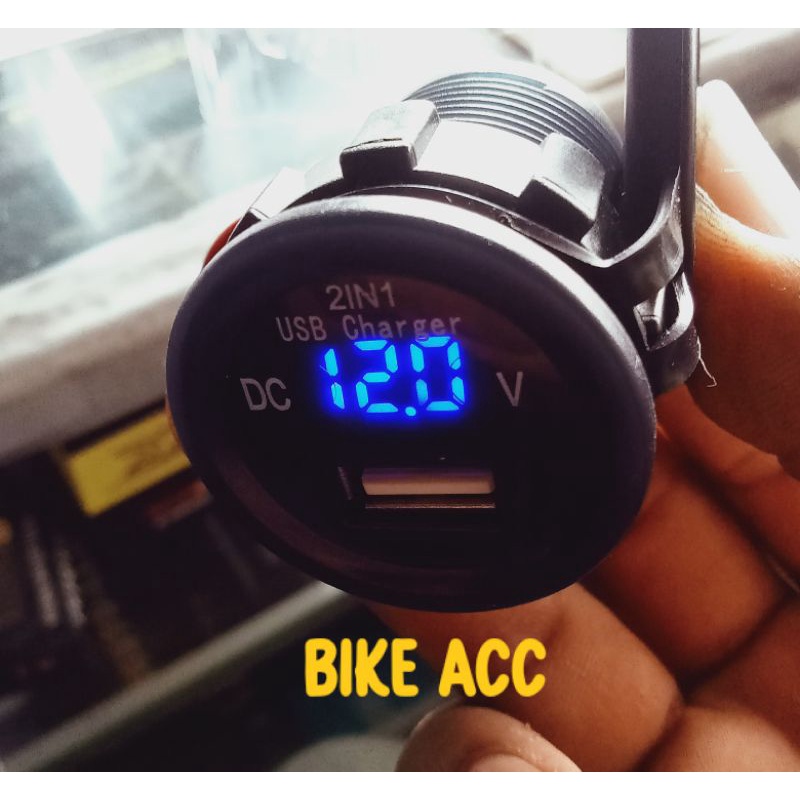 Volmeter Charger Motor Beat vario Nmax lexi waterproof