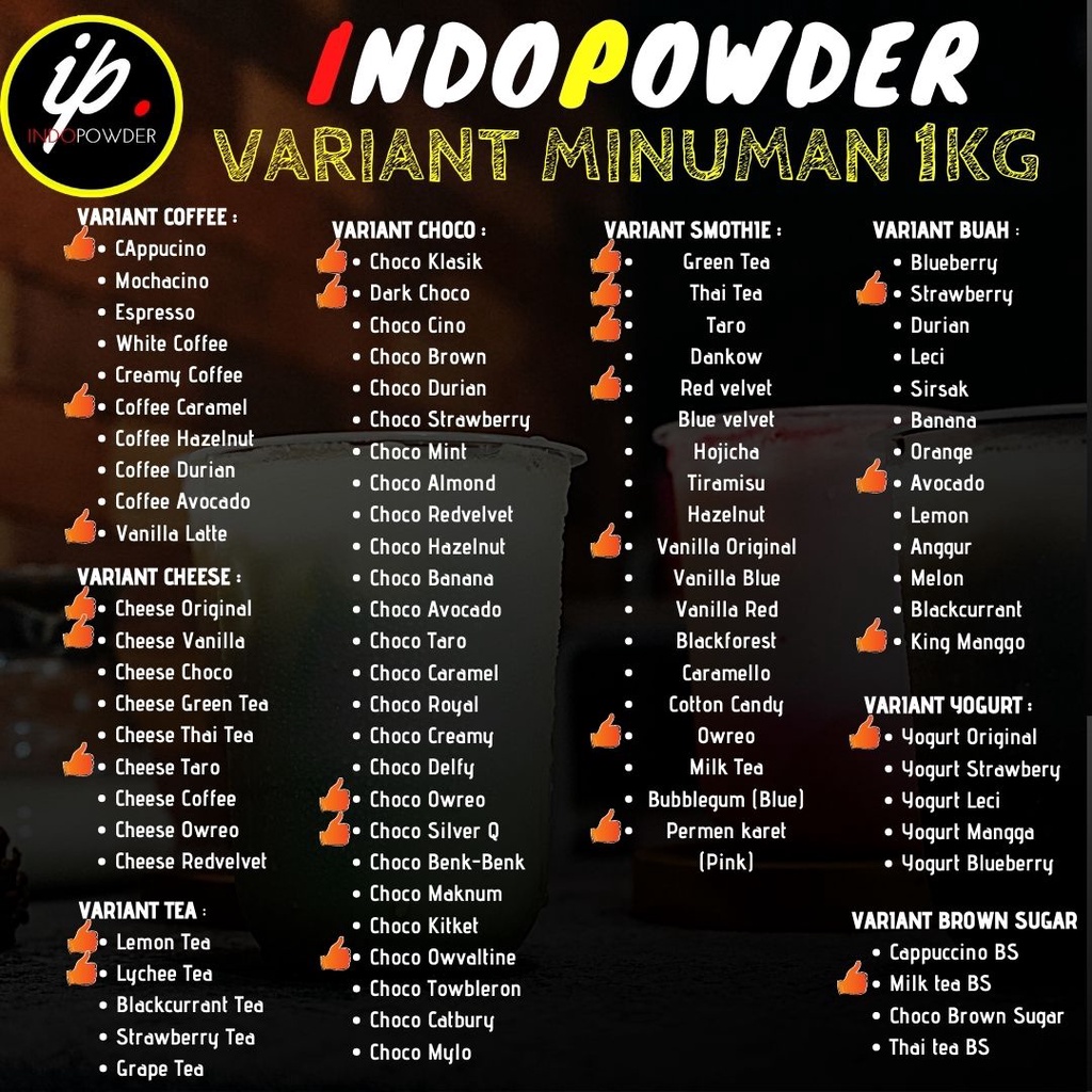 King Mango Powder1 Kg / Bubuk Minuman Mangga / Manggo Booster / Thai Mango / Bubuk Mangga 1Kg