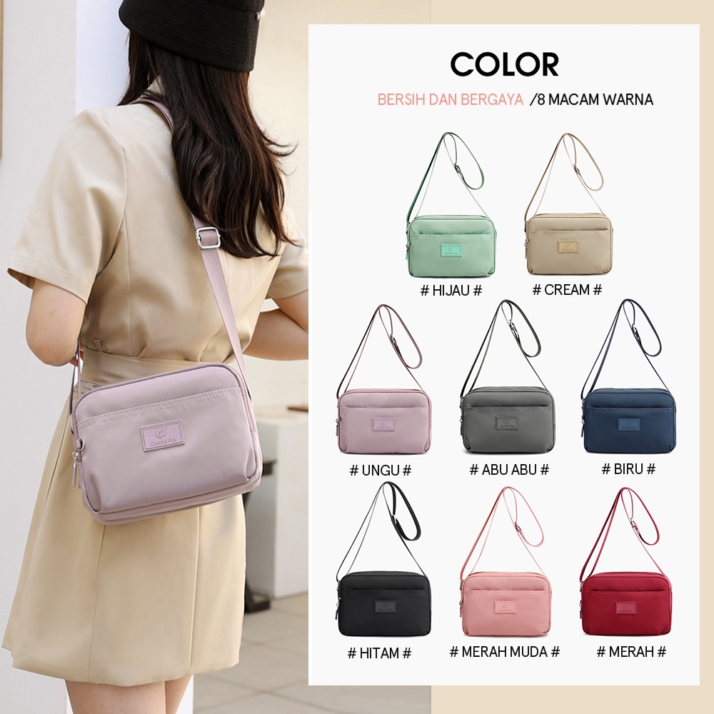 COLORFUL FOX Murah sale  0422 Tas Selempang Wanita Sling Bag Wanita Shoulder Bag Wanita WATCHKITE BAEOS