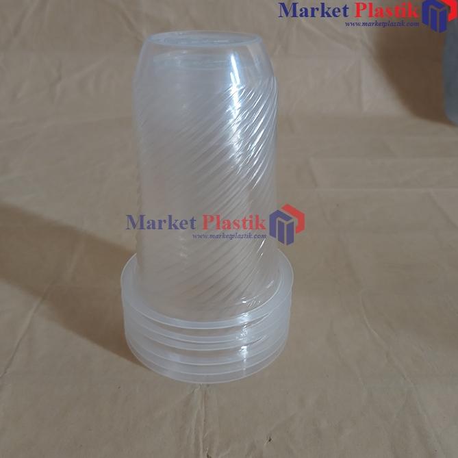 ㅱ Cup Oval/Cup Ovale/Gelas Boba 50pcs/Gelas Boba/Ovale Cup MEGA/PP Cup TERBARU 3399 ◉