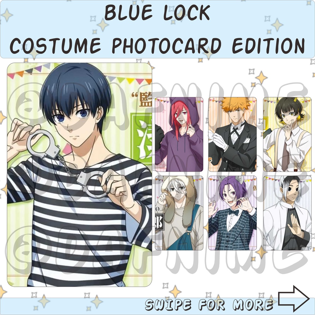 BLUE LOCK COSTUME EDITION PHOTOCARD ANIME