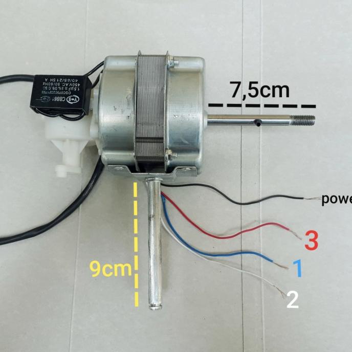 +%+%+%] Dinamo/motor kipas angin sekai 18 inch as ulir