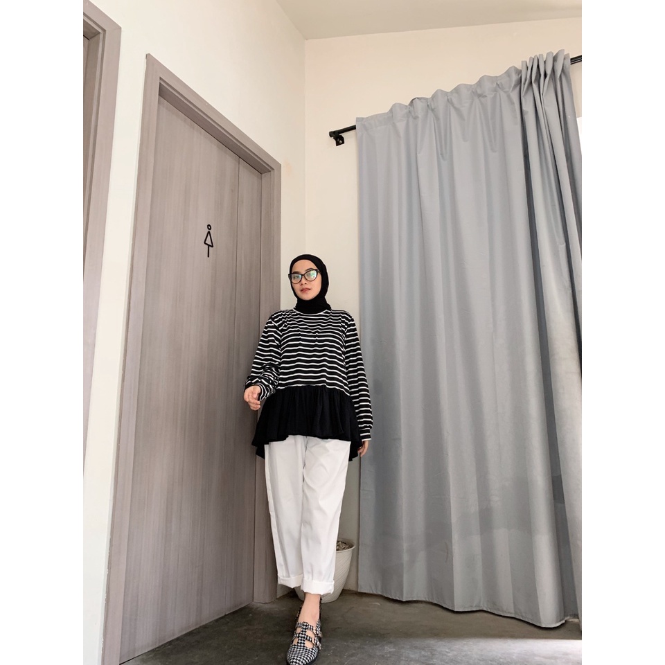 Stripon Blouse Atasan Wanita Salur By Mahyra