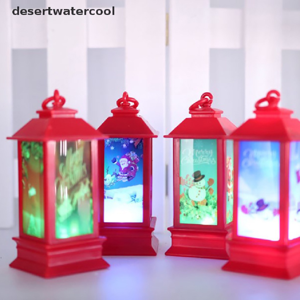 Deid Lampu Lentera LED Mini Portable Untuk Dekorasi Natal / Tahun Baru 2023n