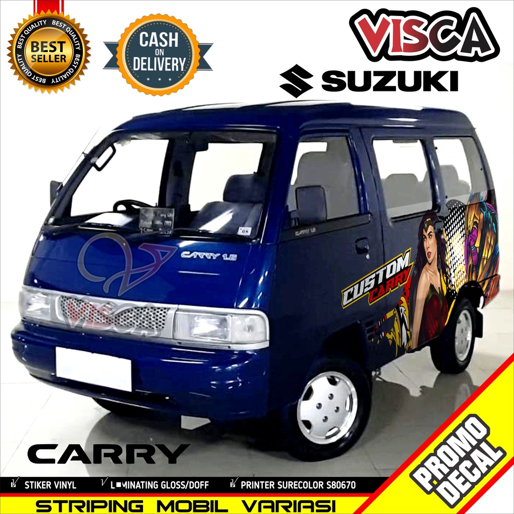Setiker Mobil Stiker Mobil Body Samping Stiker Mobil Carry Stiker Mobil Carry Futura Striping Carry 