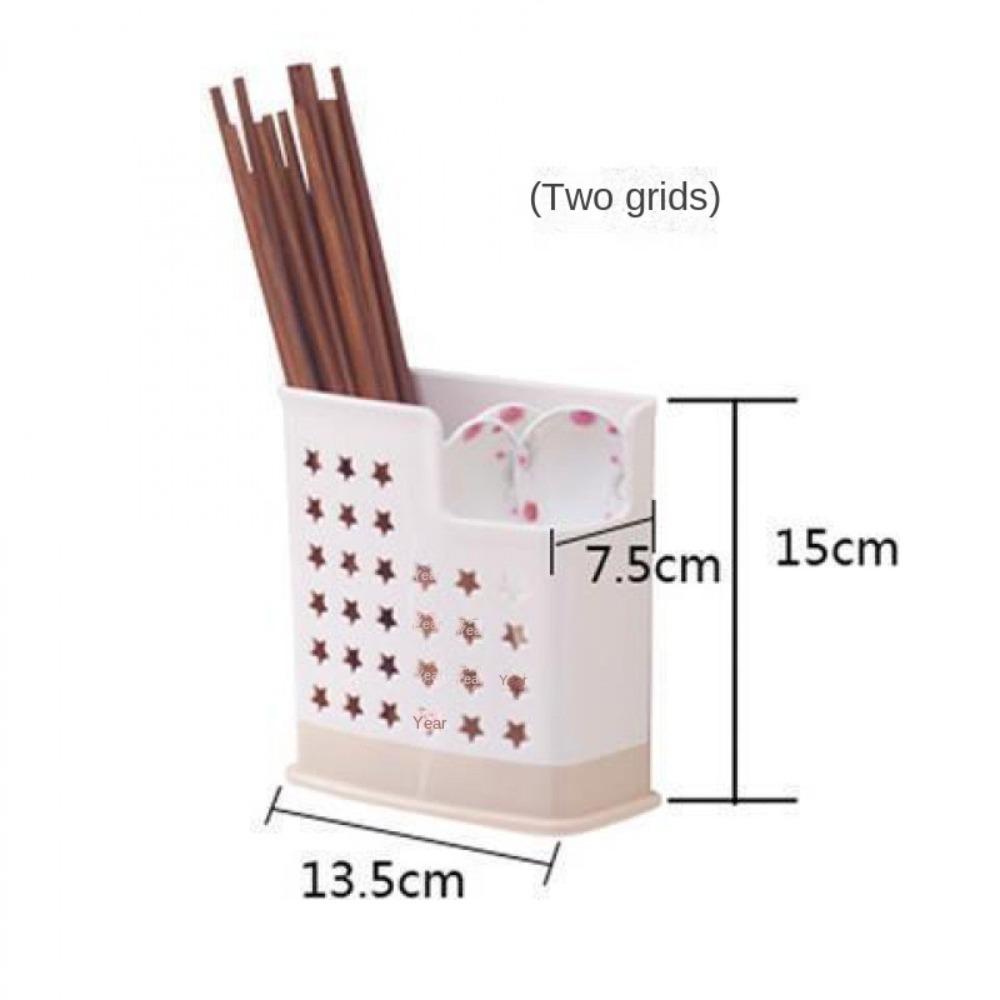 R-FLOWER Cutlery Organizer 2kisi Kotak Penyimpanan Sumpit Tempat Peralatan Masak Aksesoris Dapur Sumpit Sendok Garpu Holder