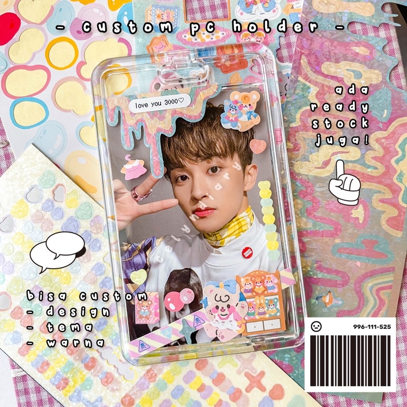 CUSTOM PC Photocard Holder Deco Cute Korean Style NCT Dream READY STOCK