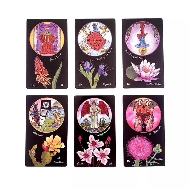 Liber Florum Tarot 12x7cm include guide paper