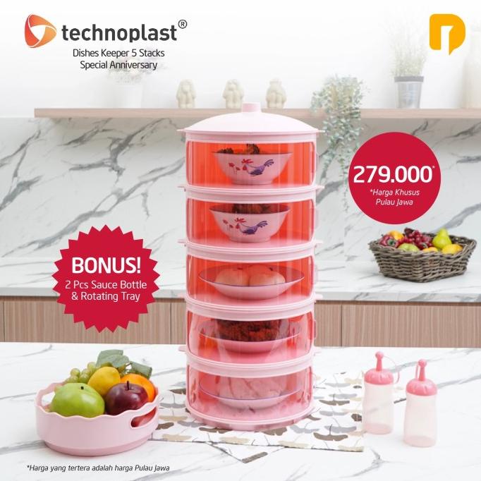 Technoplast Dishes Keeper Set 5 Susun
