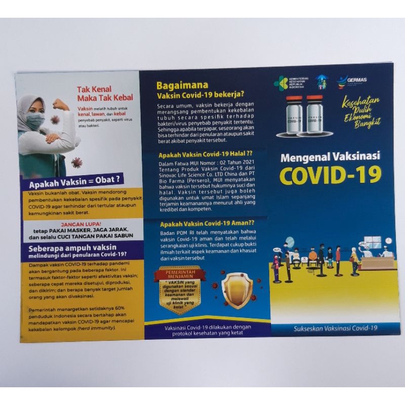 Leaflet Mengenal Vaksinasi Covid