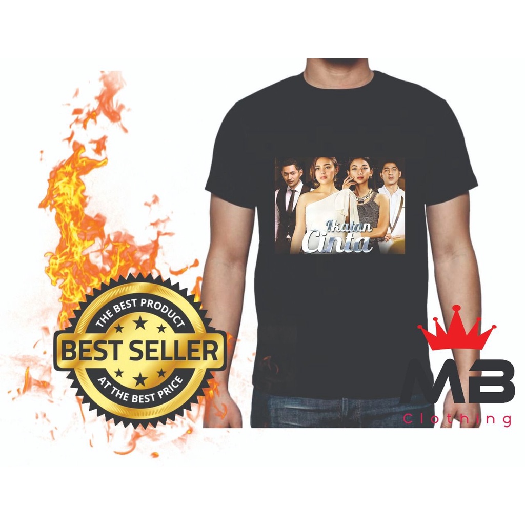 kaos Trending Ikatan cinta tangan pendek