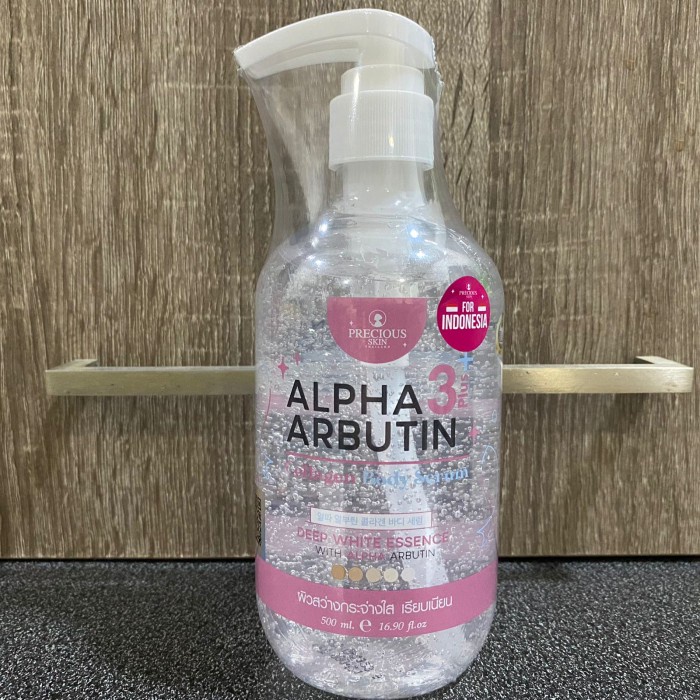 [ORI] Precious Skin Thailand Alpha Arbutin 3Plus 10x Whitening Booster Collagen Body Serum 500ml