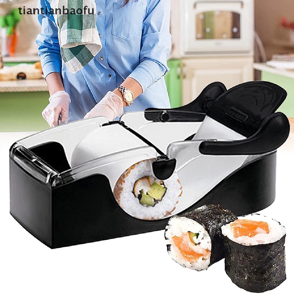 [tiantianbaofu] DIY Bento Vegetable Meat Sushi Maker Roller Machine Tool Kitchen Gadgets Accessories Boutique