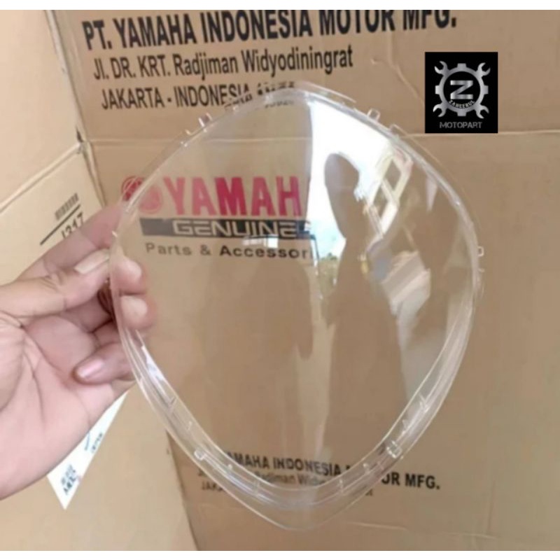 kaca mika lampu depan Fino fi 125 ori