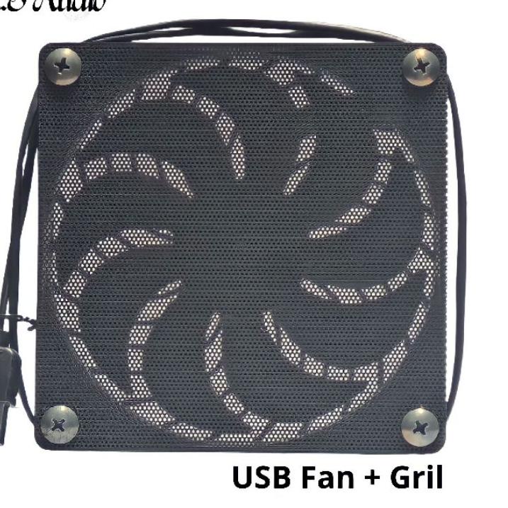 Terbaru Kipas pendinging fan cooling heastink cooler hp laptop pad aquscape cpu hp untuk game USB mi