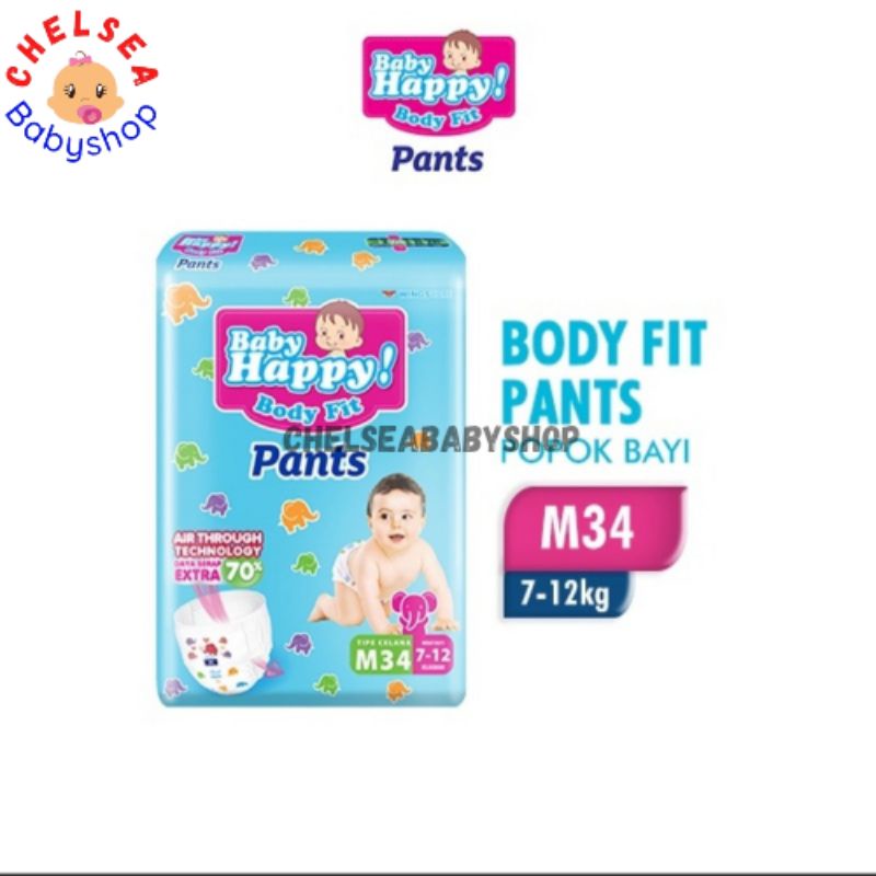 baby happy pants m34 / baby happy M 34 / type celana