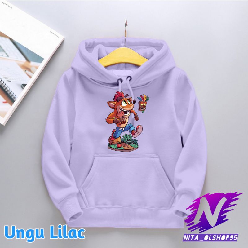 crash bandicot hoodie anak ctr crash bandicoot
