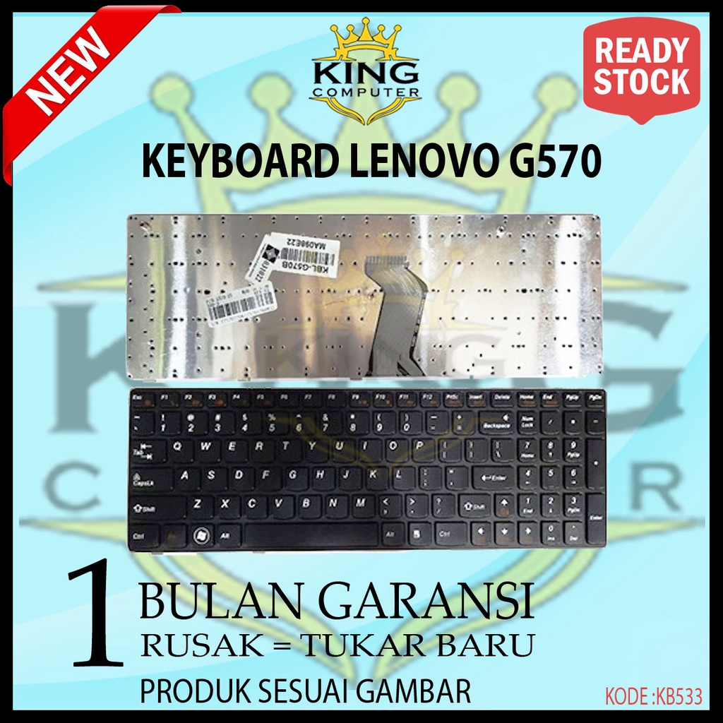 Keyboard Lenovo G570 G575 G580 G585 Frame