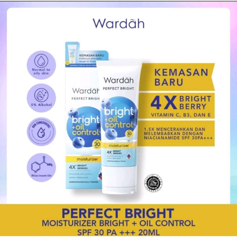 Wardah Perfect Bright Moisturizer SPF 30