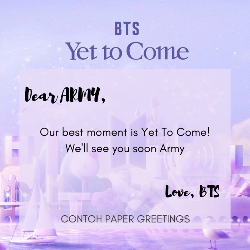 BTS Paper Greetings BUSAN