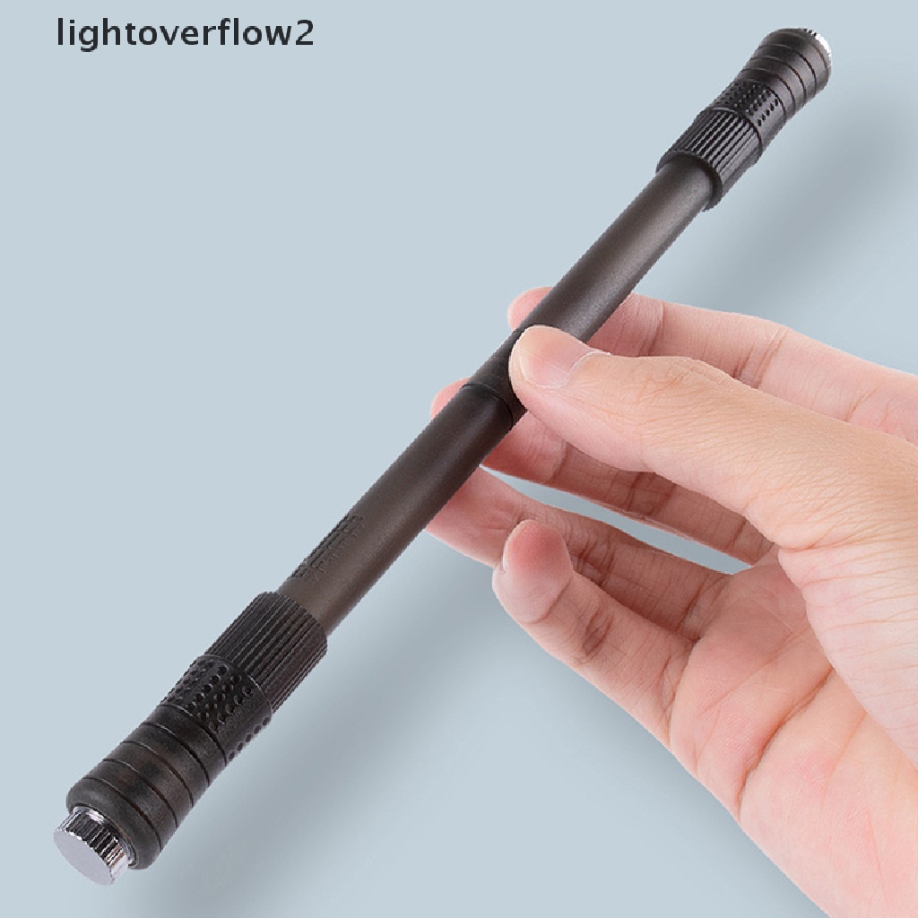 (lightoverflow2) Pulpen Putar Dengan Lampu LED Untuk Anak / Dewasa