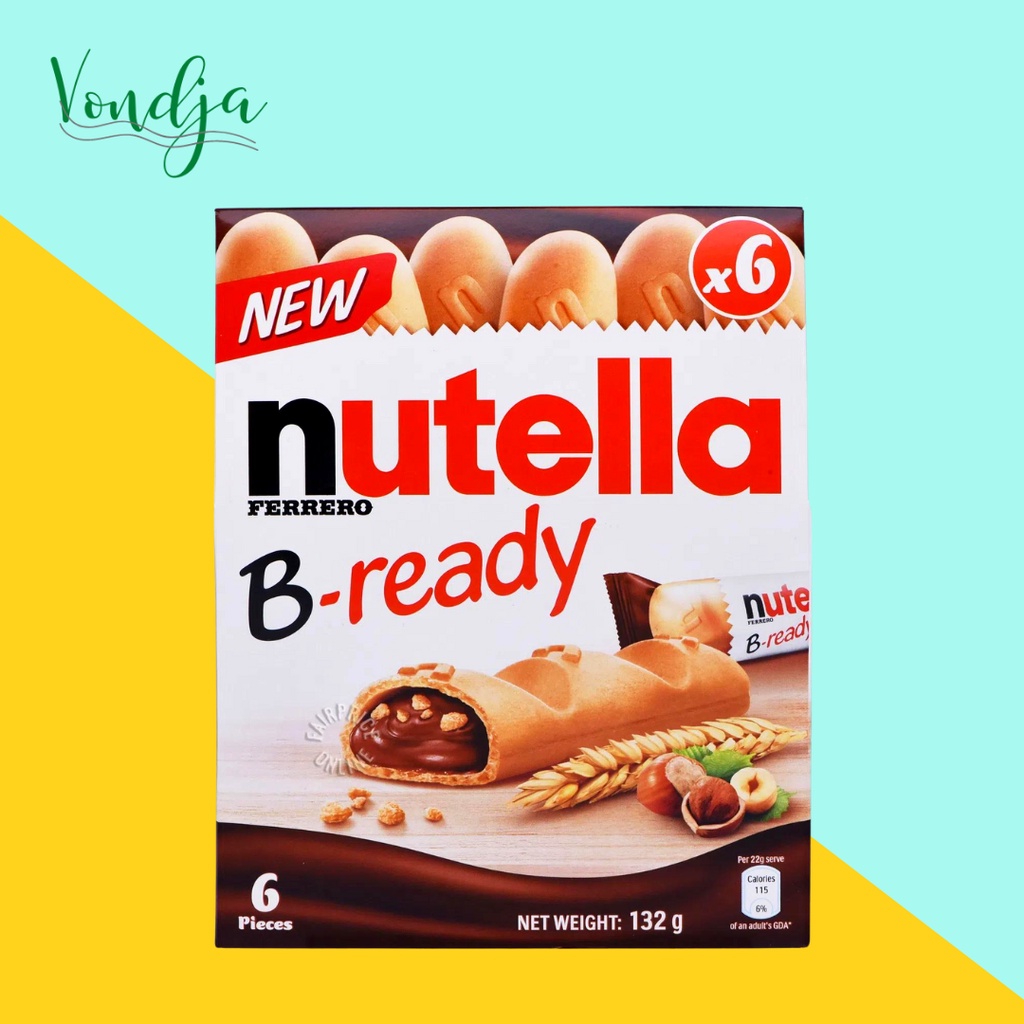 

Nutella B ready Bready Isi 6 Snack Import