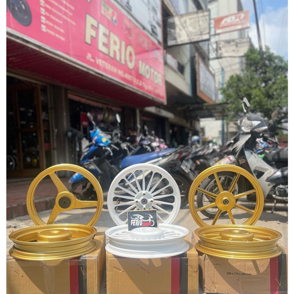VELG ROSSI GALAXY COMET PALANG 8 PALANG 3 VARIO 160 CBS(tidak cakram belakang)