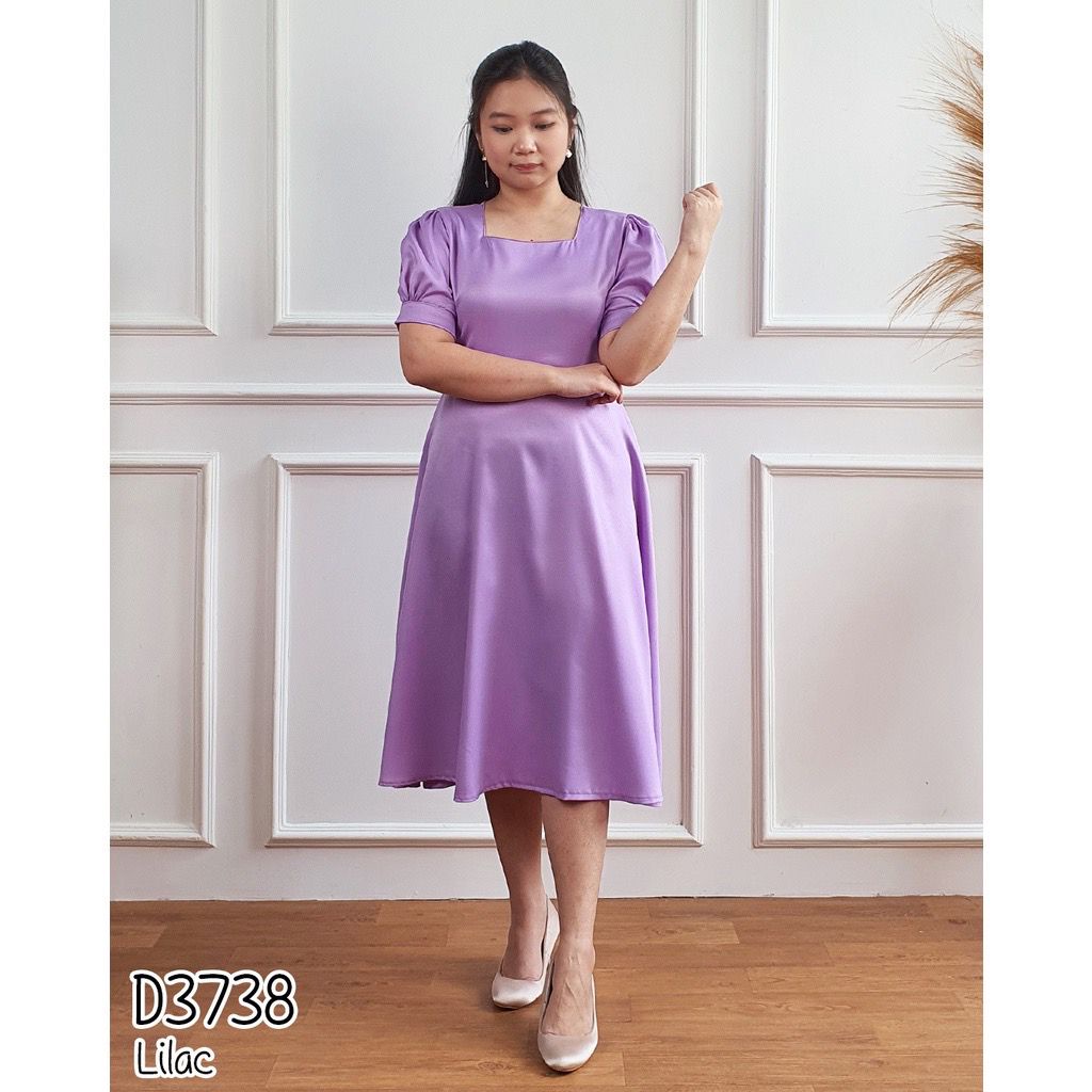 Basic id fashion Dres wanita gisella / Gaun pesta wanita / Dres elegant