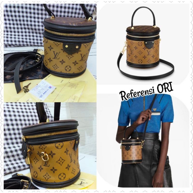 Jual Tas lv tabung free dompet warna moca - Jakarta Pusat