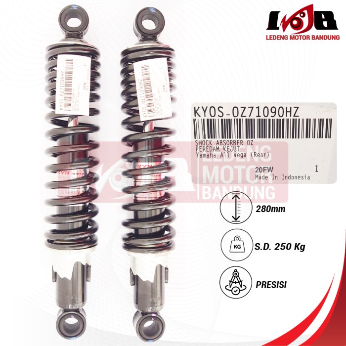 KYB Shockbreaker KYOS Heavy Duty 280mm Vega Jupiter F1ZR Peredam Kejut