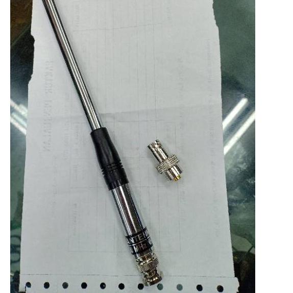 CSDd2D7--Antena HT icom V88 VHF plus konektor HT ICOM V88 to BNC.khusus buat HT ICOM IC V88.