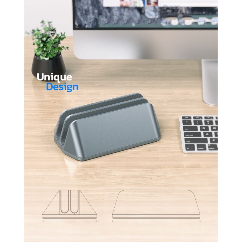Zzz Bracket Holder Penopang Laptop Gaming 2 in 1 Adjustable Hemat Ruang