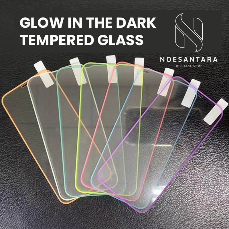 Tempered Glass Neon Glow In The Dark Luminous TG OPPO RENO 2/2F/3/3 PRO/4/4F/5 4G 5G/5F/6 4G 5G/7 4G 5G/7Z 5G/7 LITE/8 4G 5G/8T 4G/8Z 5G
