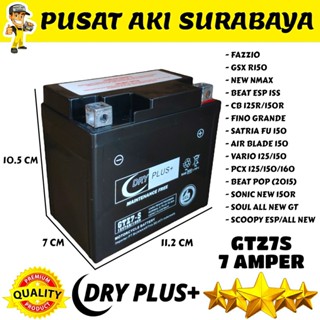 Jual AKI KAYABA GTZ7S MAINTENANCE FREE REFILL BEBAS PERAWATAN 7Ah