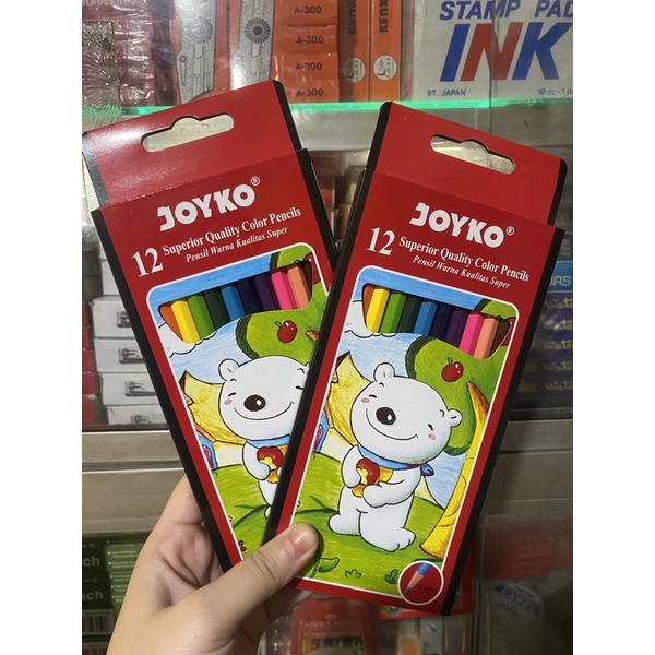 

Pensil 12 Warna Joyko Panjang