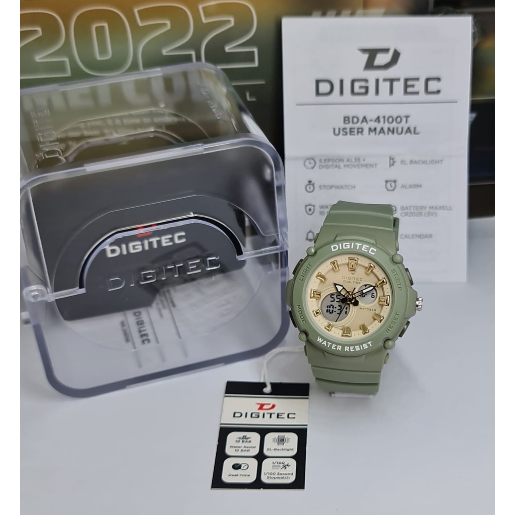 JAM TANGAN WANITA DIGITEC BDA-4100T BDA 4100T DG-4100T ORIGINAL