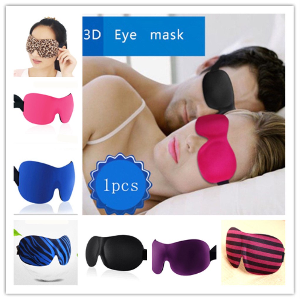 ✅ Bisa COD Penutup Mata Tidur 3D Kacamata Tidur Sleeping Mask Travell untuk Dewasa Anak - Anak