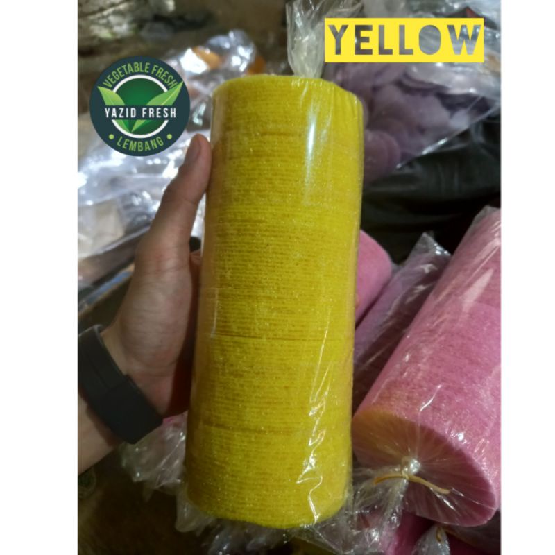 

Waffer simping/simping Aromanis rambut nenek warna kuning